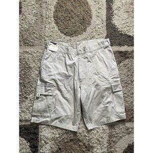NWT Roundtree & Yorke Cargo Shorts Men 40 x 12" Hiker Khaki Double Pockets